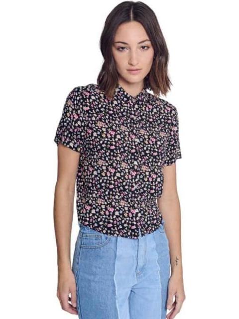 BLUSA MANGA CORTA NEGRO HOLLY LAND