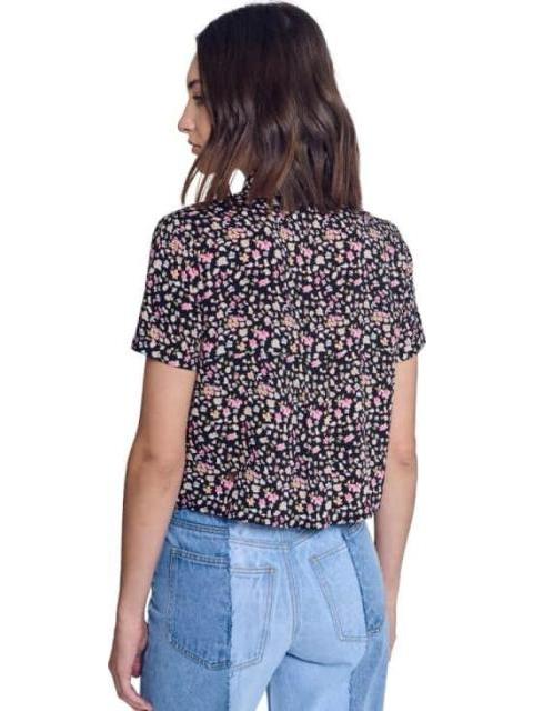 BLUSA MANGA CORTA NEGRO HOLLY LAND