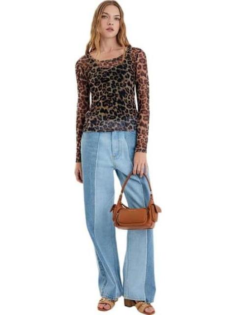 BLUSA MESH CAFE HOLLY LAND