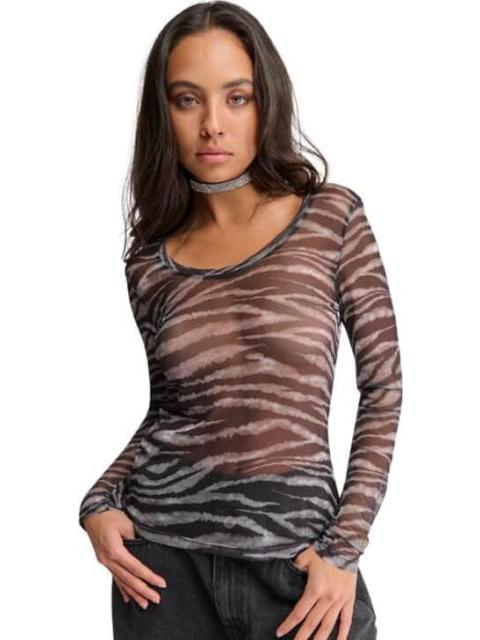 BLUSA MESH GRIS HOLLY LAND
