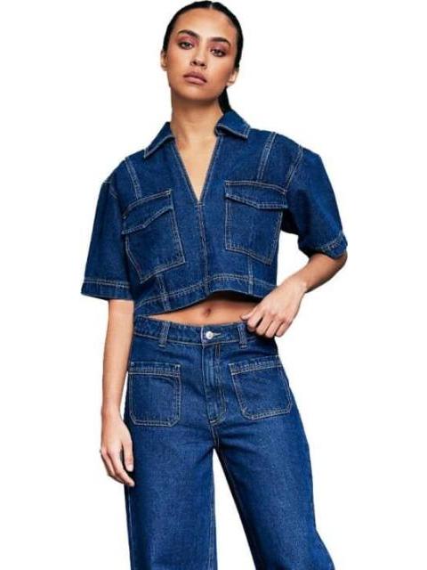 BLUSA MEZCLILLA AZUL INDIGO ATMOSPHERE DNM