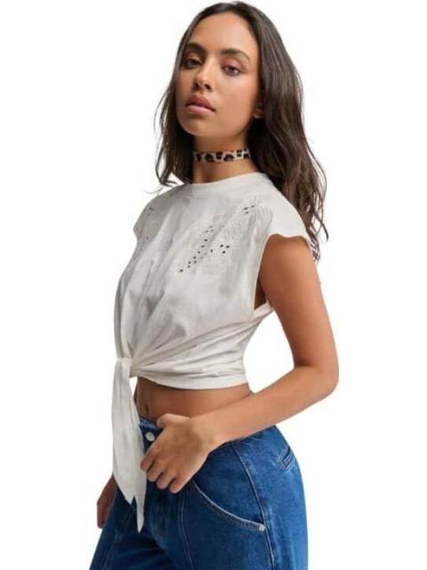 BLUSA NUDO BLANCO HOLLY LAND