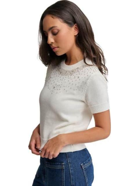 BLUSA PEDRERIA MARFIL SAO PAULO