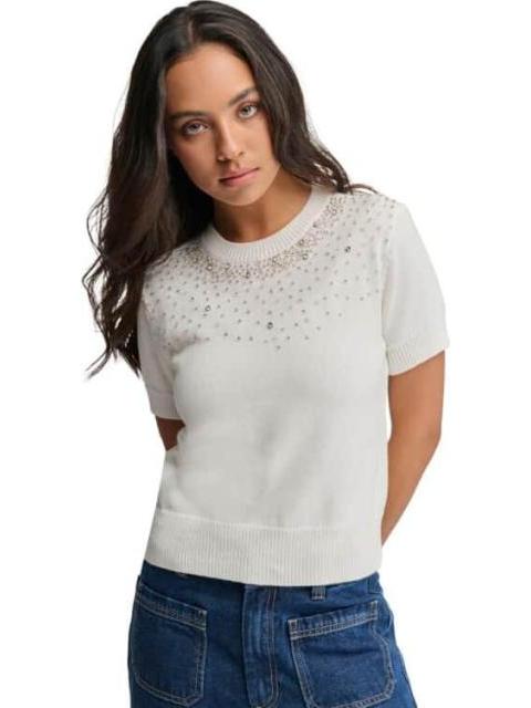 BLUSA PEDRERIA MARFIL SAO PAULO