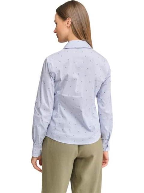 BLUSA POPELINA ESTAMPADA AZUL HOLLY LAND