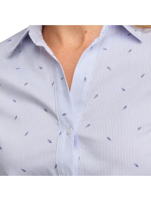 BLUSA POPELINA ESTAMPADA AZUL HOLLY LAND