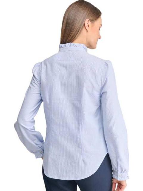 BLUSA POPELINA RAYAS AZUL HOLLY LAND