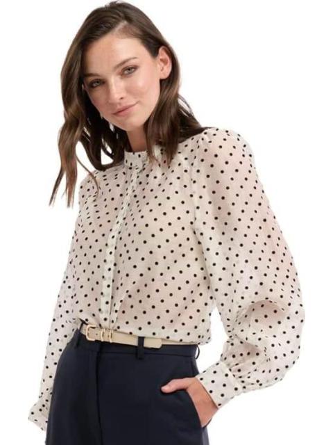 BLUSA PUNTOS BLANCO HOLLY LAND