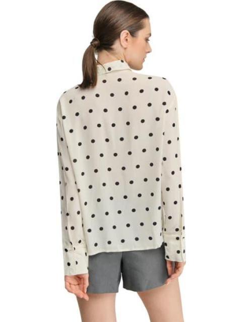 BLUSA PUNTOS BLANCO HOLLY LAND