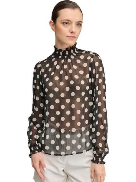 BLUSA PUNTOS BLANCO/NEGRO HOLLY LAND