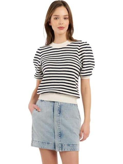 BLUSA RAYAS AZUL MARINO HOLLY LAND