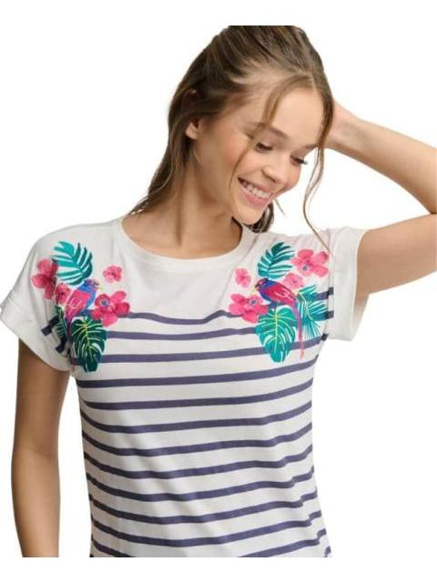 BLUSA RAYAS BLANCO HOLLY LAND