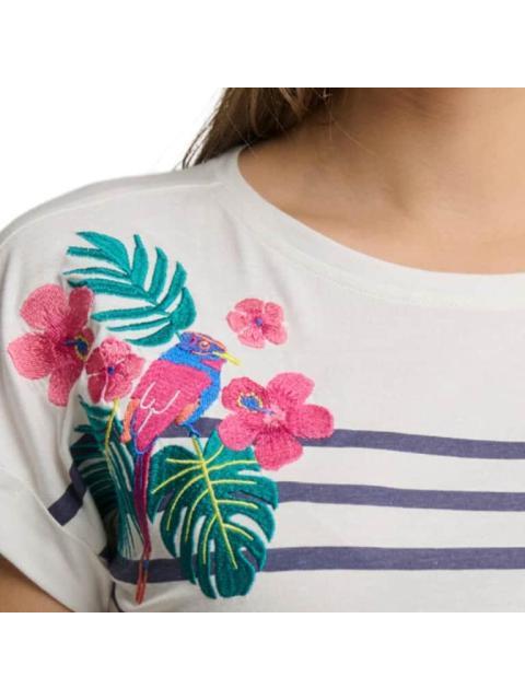 BLUSA RAYAS BLANCO HOLLY LAND
