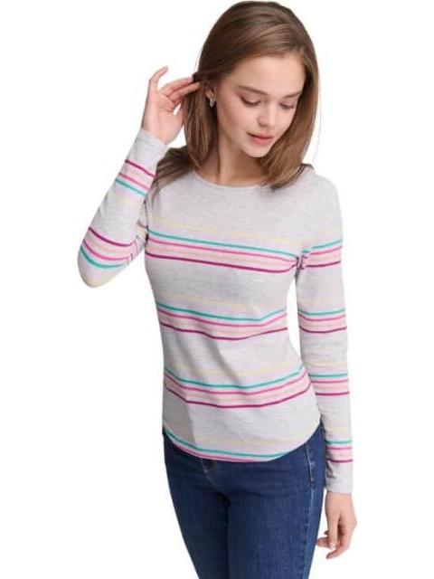 BLUSA RAYAS GRIS HOLLY LAND