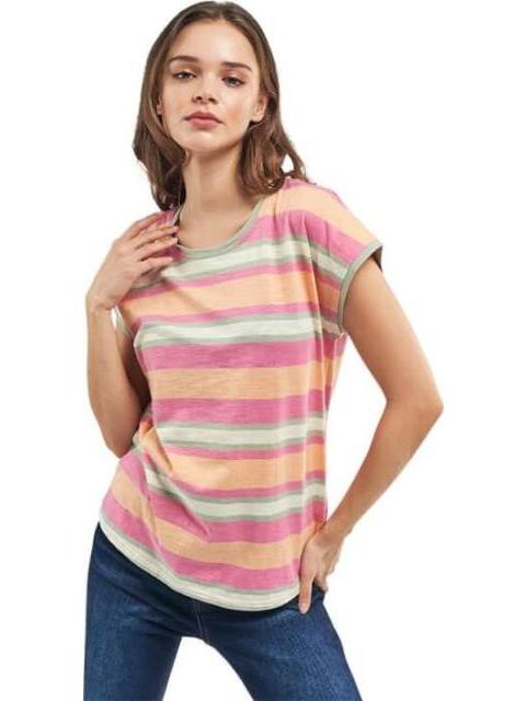 BLUSA RAYAS MANGA CORTA MULTICOLOR HOLLY LAND