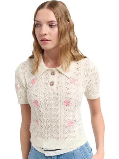 BLUSA RAYAS MARFIL HOLLY LAND