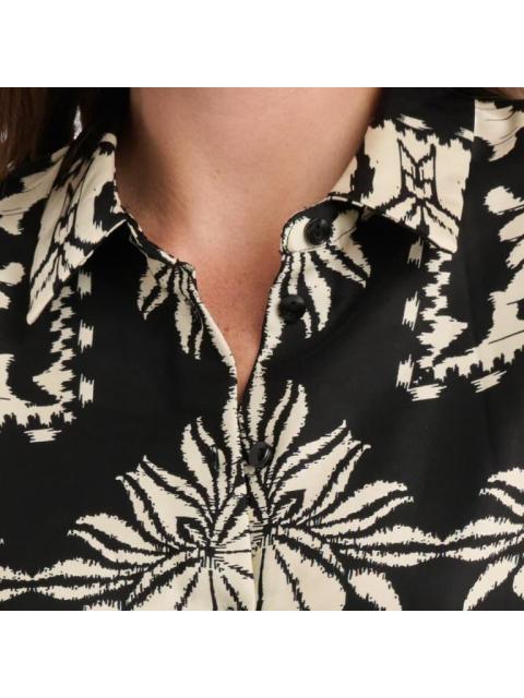 BLUSA SATINADA NEGRO HOLLY LAND