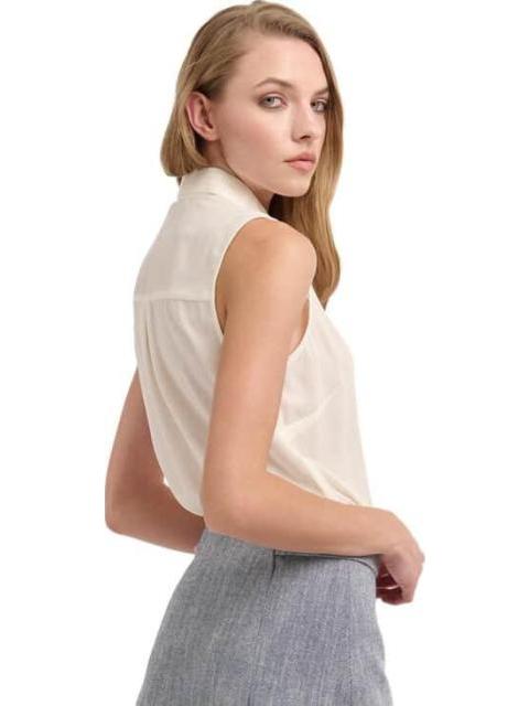 BLUSA SIN MANGAS MARFIL HOLLY LAND