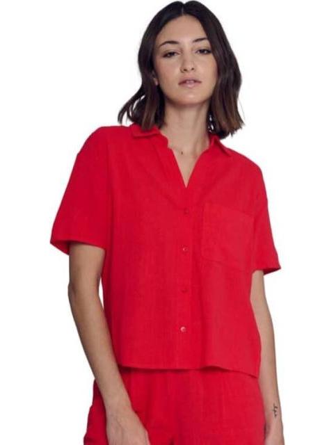 BLUSA VESTIR ROJO HOLLY LAND