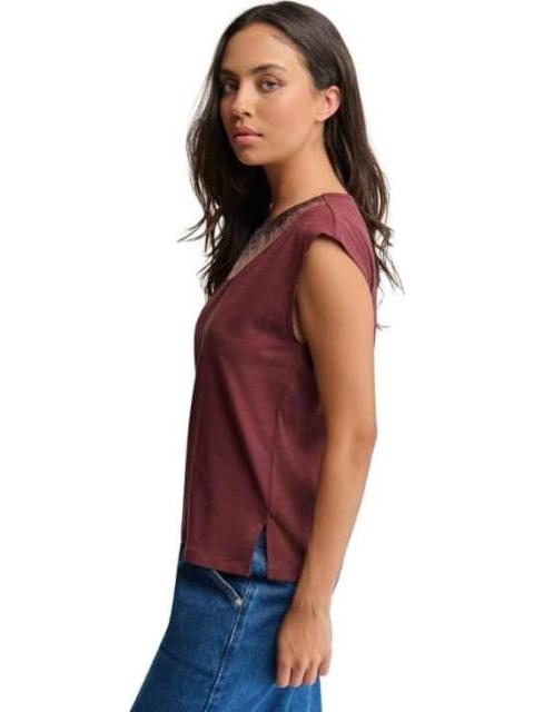 BLUSA VESTIR VINO HOLLY LAND