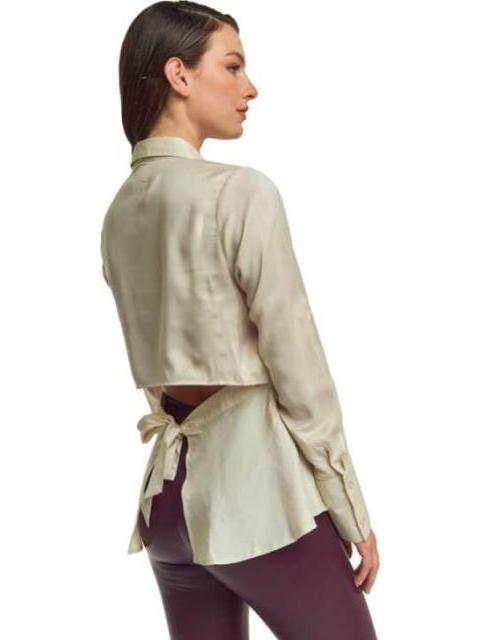 CAMISA MANGA LARGA BEIGE HOLLY LAND