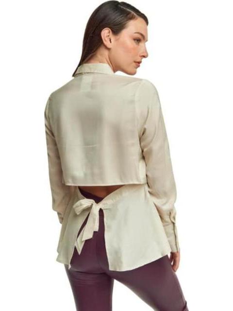 CAMISA MANGA LARGA BEIGE HOLLY LAND