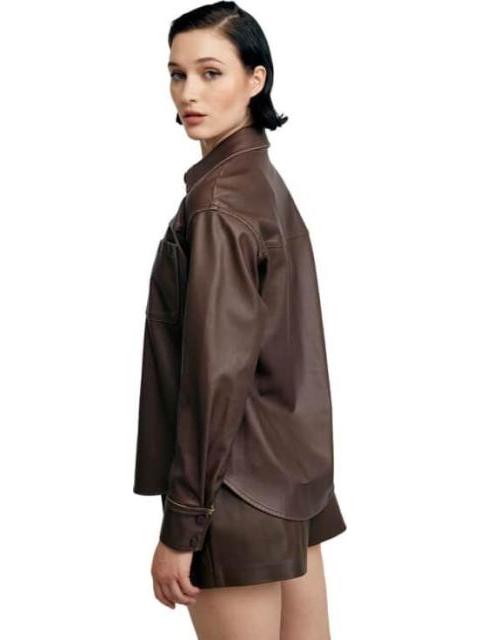 SOBRECAMISA EFECTO PIEL CAFE HOLLY LAND