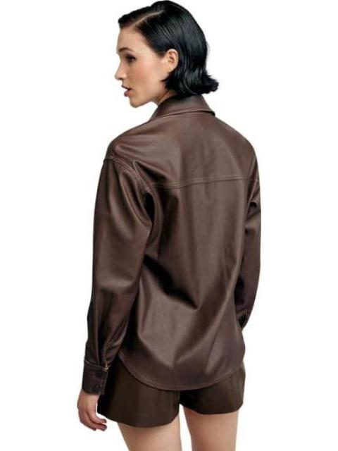 SOBRECAMISA EFECTO PIEL CAFE HOLLY LAND