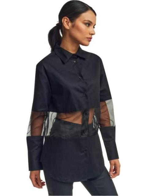 CAMISA CON TRANSPARENCIA NEGRO HOLLY LAND