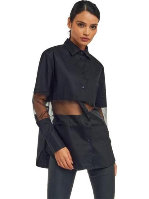 CAMISA CON TRANSPARENCIA NEGRO HOLLY LAND