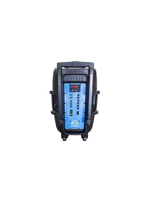 VORAGO BAFLE CON KARAOKE KSP-500 BLUETOOTH INALAMBRICO 100W RMS USB 2.0 NEGRO - INCLUYE TRIPIE + 2 MICROFONOS