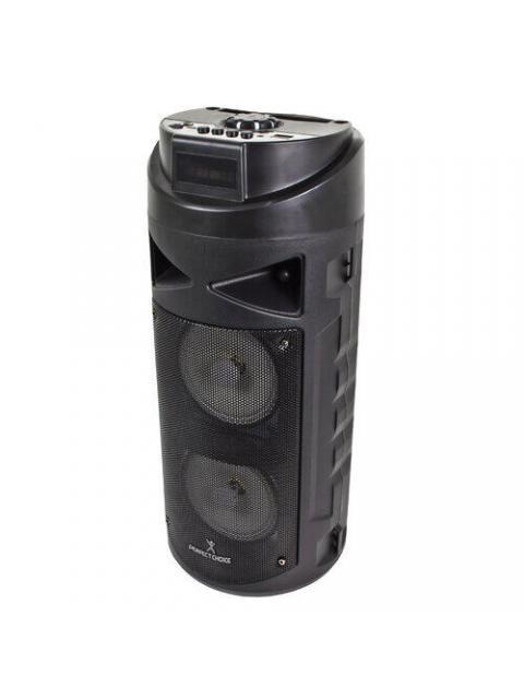 PERFECT CHOICE BAFLE FESTA BLUETOOTH INALAMBRICO 3500W PMPO USB NEGRO