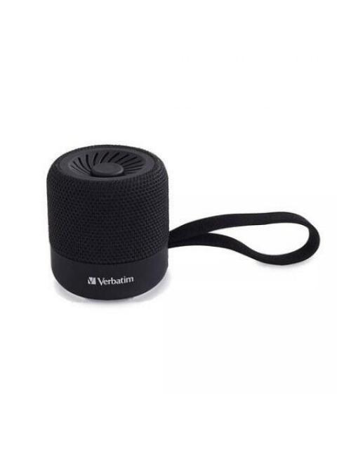 VERBATIM BOCINA PORTATIL MINI BLUETOOTH INALAMBRICO 3W RMS USB NEGRO