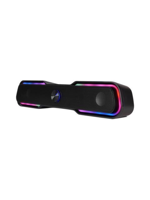 BOCINA VORAGO START THE GAME INLAMBRICO BLUETOOTH 3.5MM USB NEGRO - RGB BSP-350