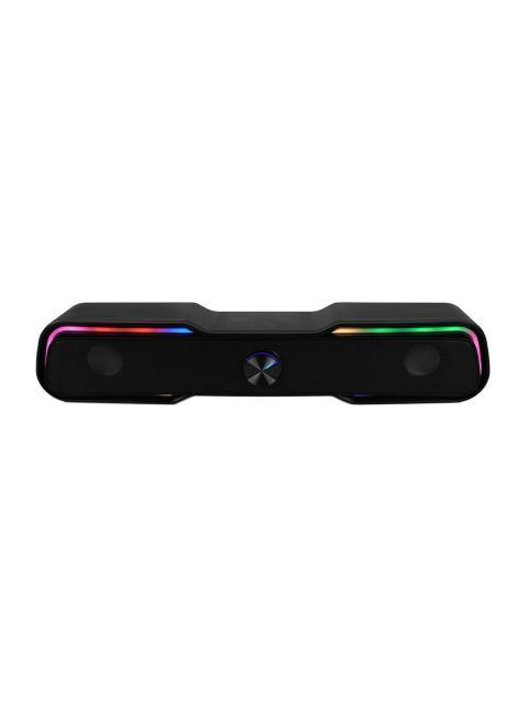 BOCINA VORAGO START THE GAME INLAMBRICO BLUETOOTH 3.5MM USB NEGRO - RGB BSP-350