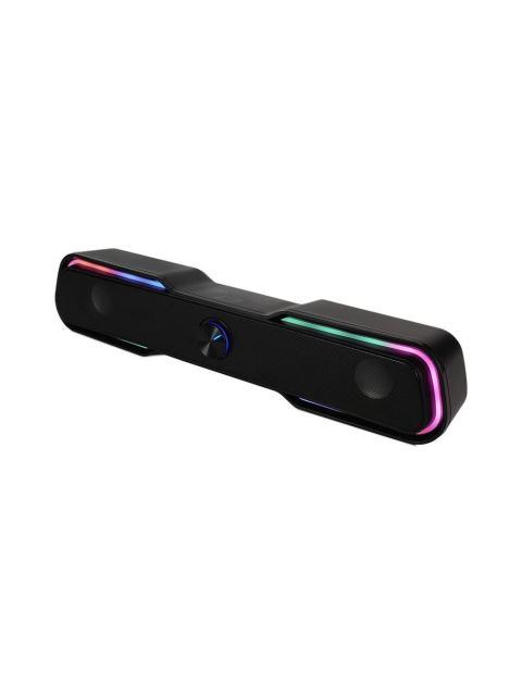 BOCINA VORAGO START THE GAME INLAMBRICO BLUETOOTH 3.5MM USB NEGRO - RGB BSP-350