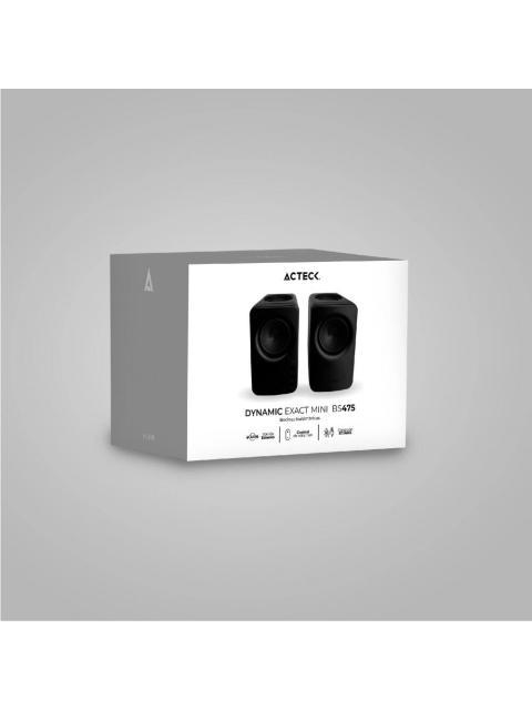 BOCINAS ACTECK BS475 2.0 5 W NEGRO 50 18000 HZ