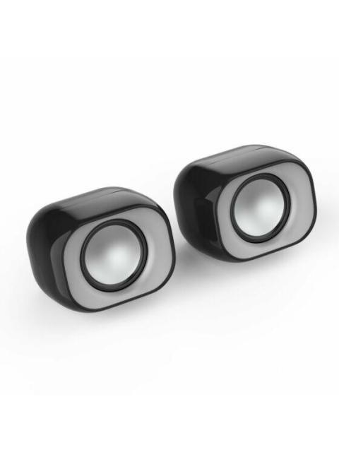 BOCINAS HP DHS2111 BOCINA 2.0 MULTIMEDIA HP RATED POWER 2X 3W CONEXION 3.5 MM JACK (AUDIO) USB (POWER) - POWER SUPPLY USB (5V)