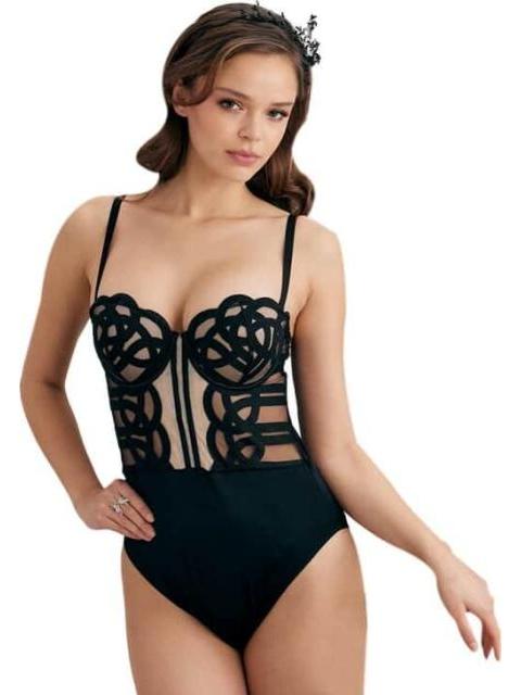 BODY BORDADO NEGRO LOVE TO LOUNGE