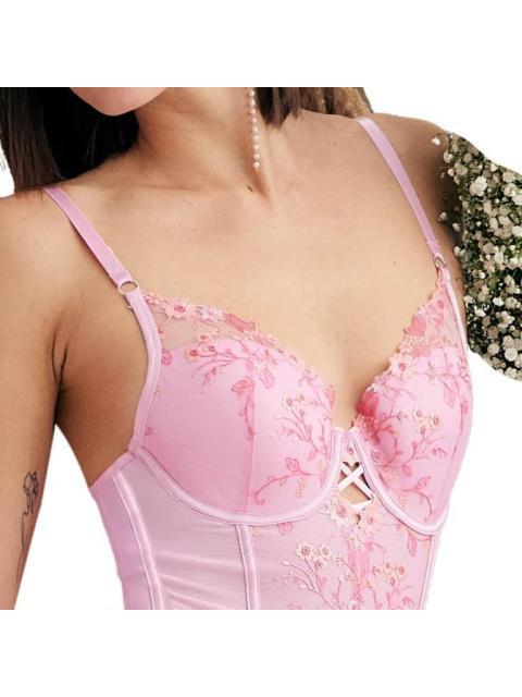 BODY BORDADO ROSA LOVE TO LOUNGE