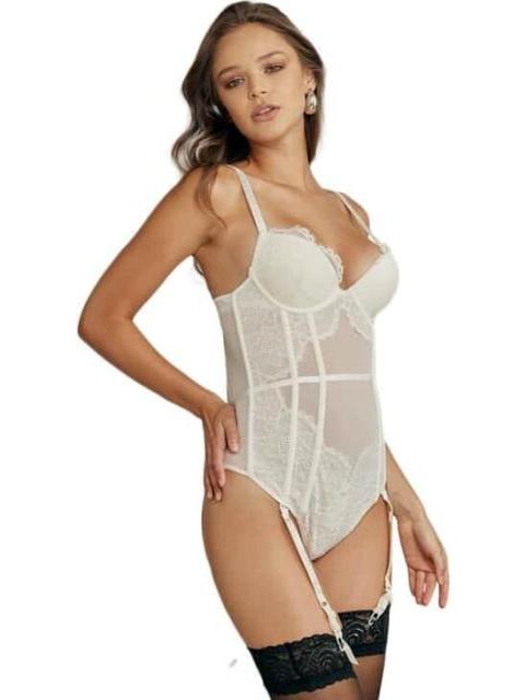BODY DE ENCAJE BLANCO LOVE TO LOUNGE