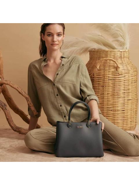BOLSA TOTE NEGRO VI LINE