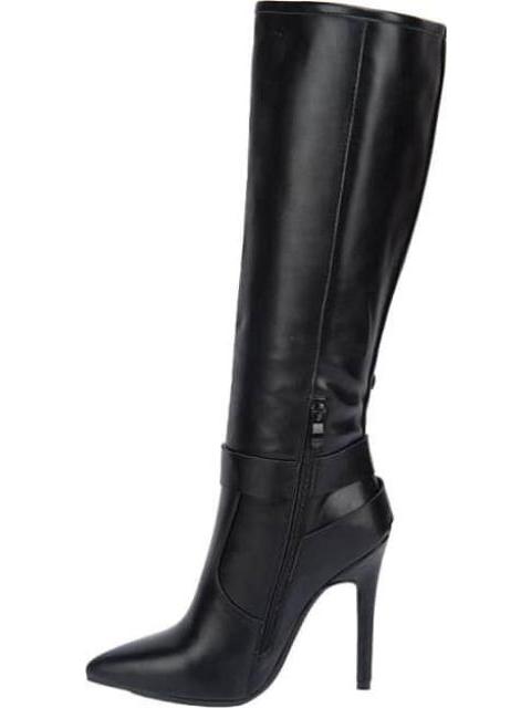 BOTA ALTA CON HEBILLAS NEGRO THALIA SODI