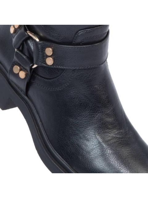 BOTA ALTA CON HEBILLAS NEGRO TIERRA BENDITA