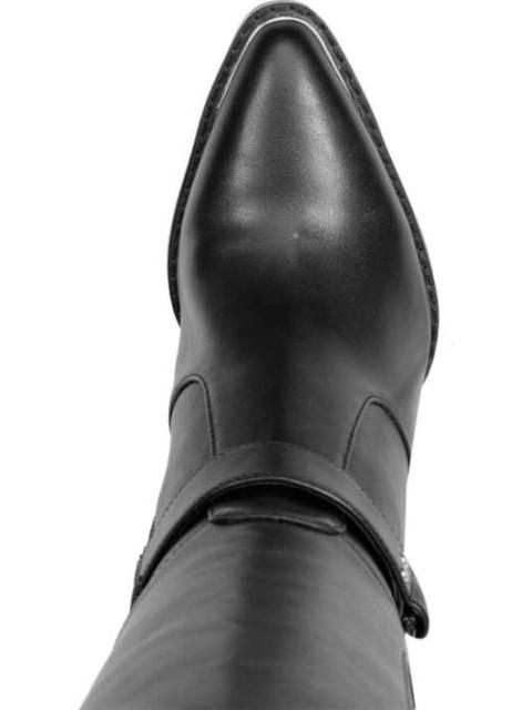 BOTA ALTA CON HEBILLAS TACON MEDIO NEGRO TIERRA BENDITA DELUXE