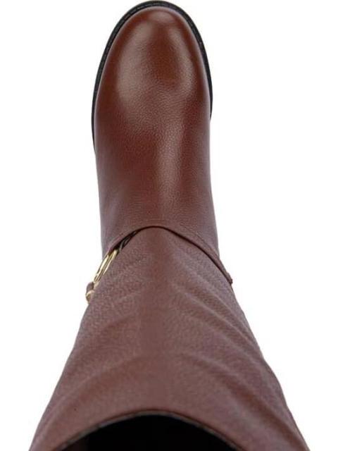 BOTA ALTA DE PIEL COGNAC VIVIS SHOES