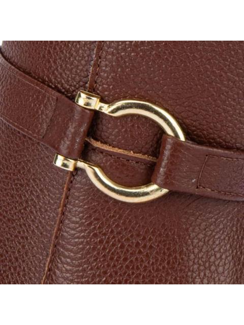 BOTA ALTA DE PIEL COGNAC VIVIS SHOES