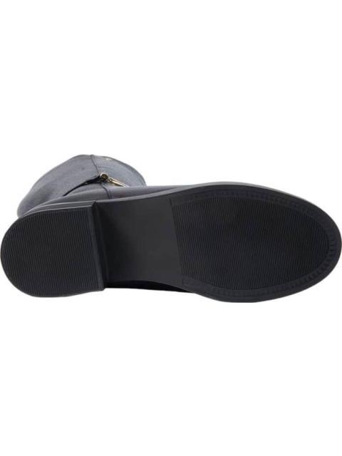BOTA ALTA DE PIEL NEGRO VIVIS SHOES