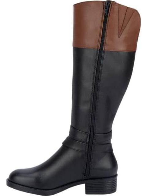 BOTA ALTA DE PIEL NEGRO VIVIS SHOES