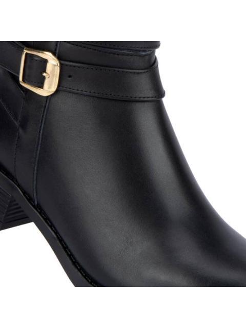 BOTA ALTA DE PIEL NEGRO VIVIS SHOES